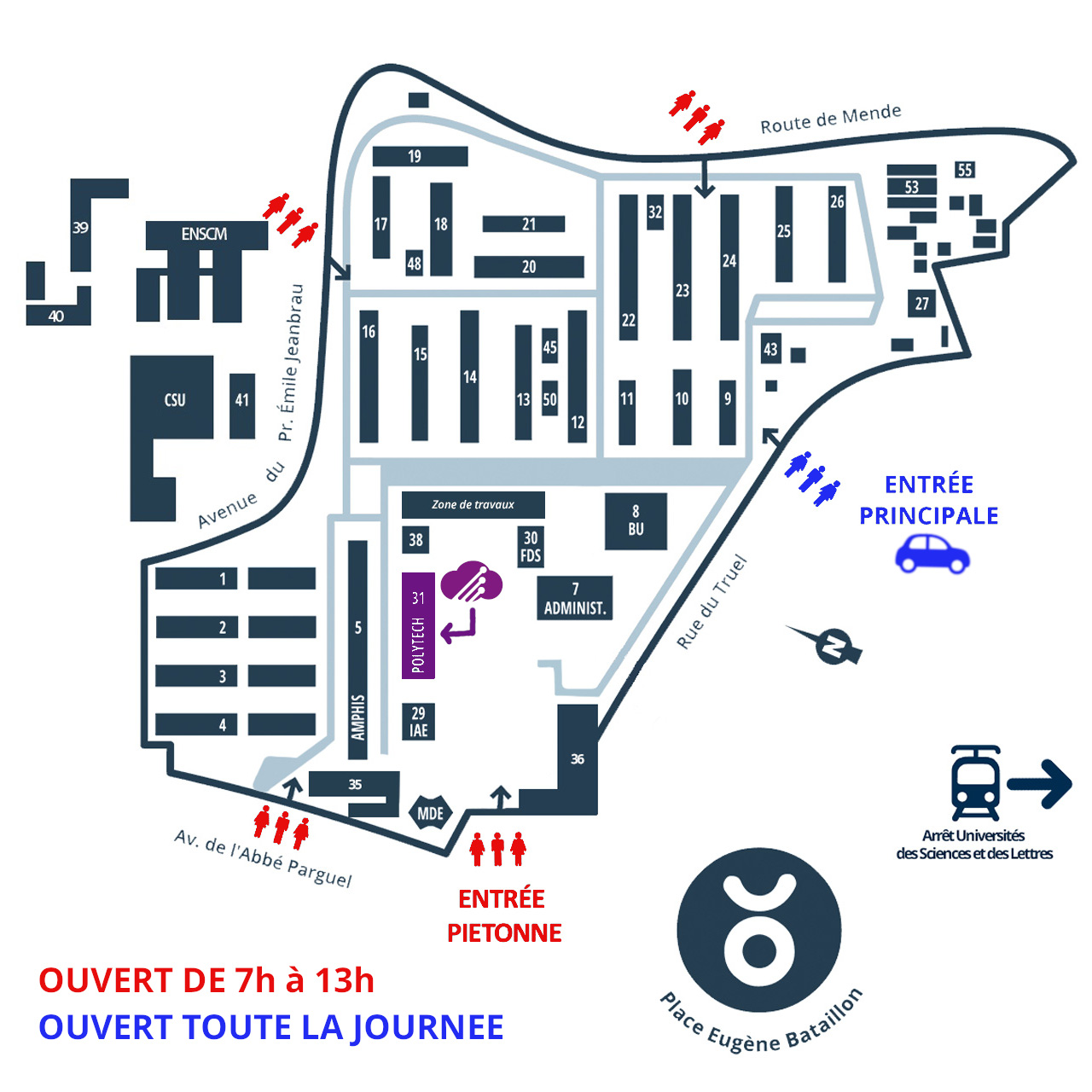 Plan d'accès